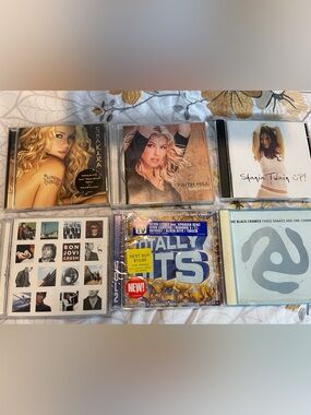 CD Collection -Twain, Hill, Bon Jovi, Shakira, Black Crows & Totally Hits-2004-6